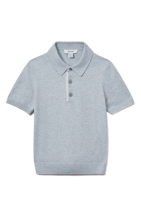 Kids' Finch sr. Heathered Polo Sweater