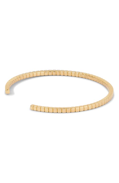 Ivi Los Angeles Slim Signore Cuff Bracelet In Yellow Gold