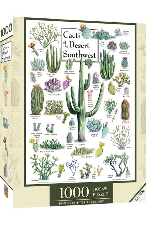 Cacti of the Southwest 1000 Piece Puzzle