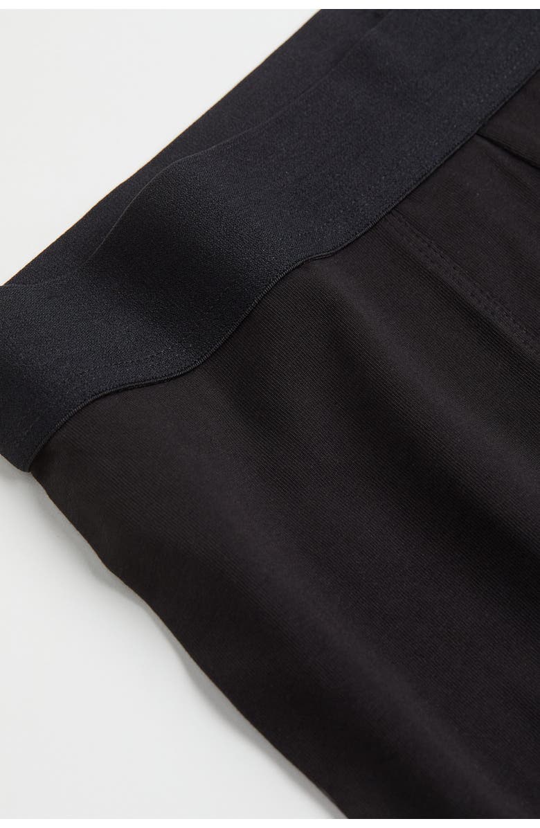H&M 5-pack mid-length boxer briefs with lycra<sup>®</sup>, Alternate, color, Black