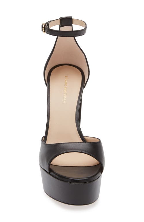 Stuart Weitzman Pamela Platform Sandal In Black