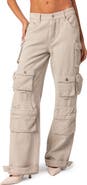 EDIKTED Oversize Boyfriend Cargo Jeans