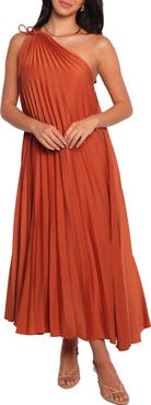 Petal & Pup Selena One-Shoulder Midi Dress