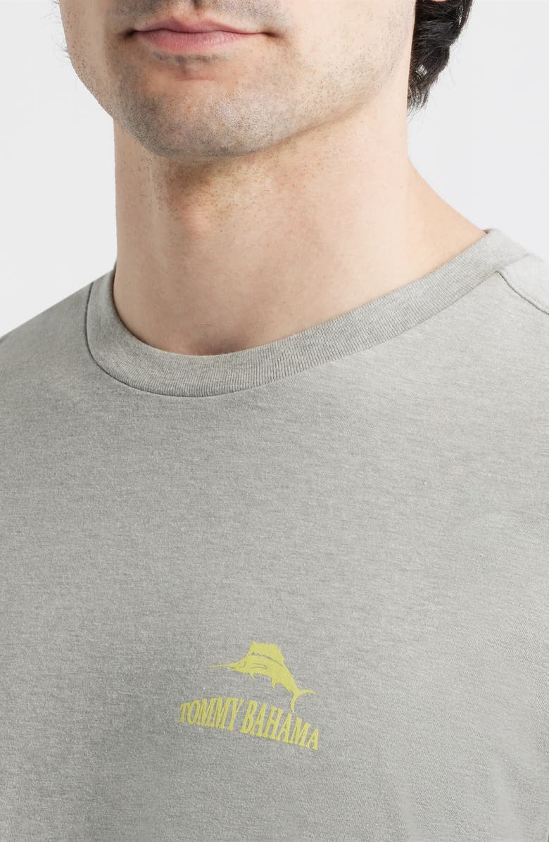 Tommy Bahama Finish Lime Graphic T-Shirt, Alternate, color, Grey Heather