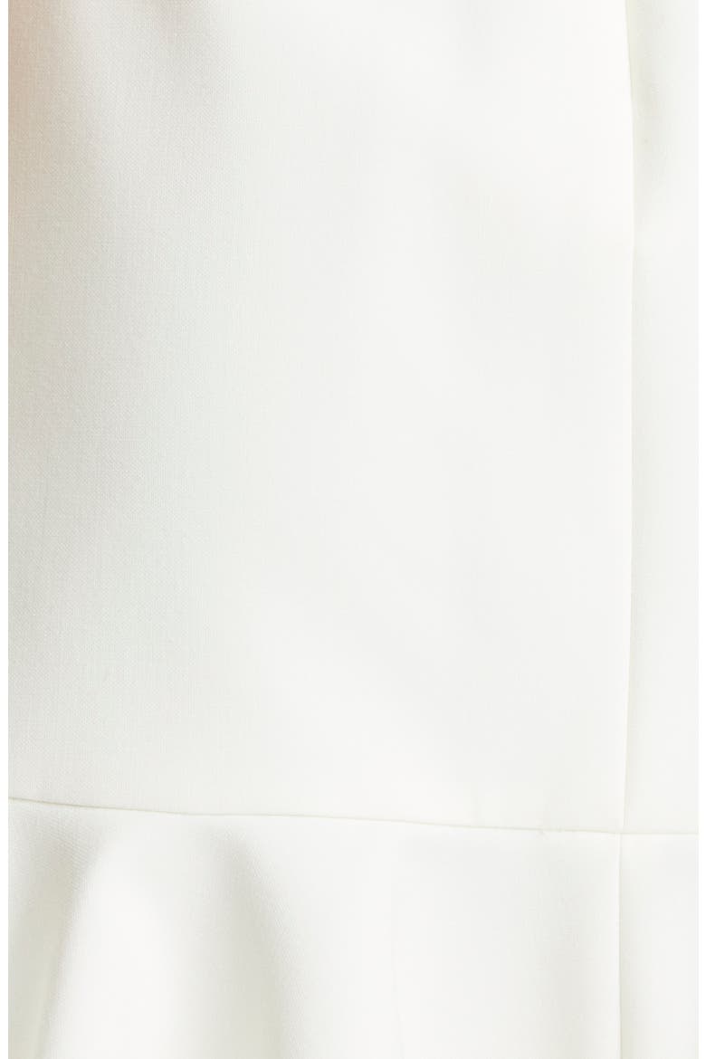 Sheila Asymmetric Minidress, Alternate, color, WHITE