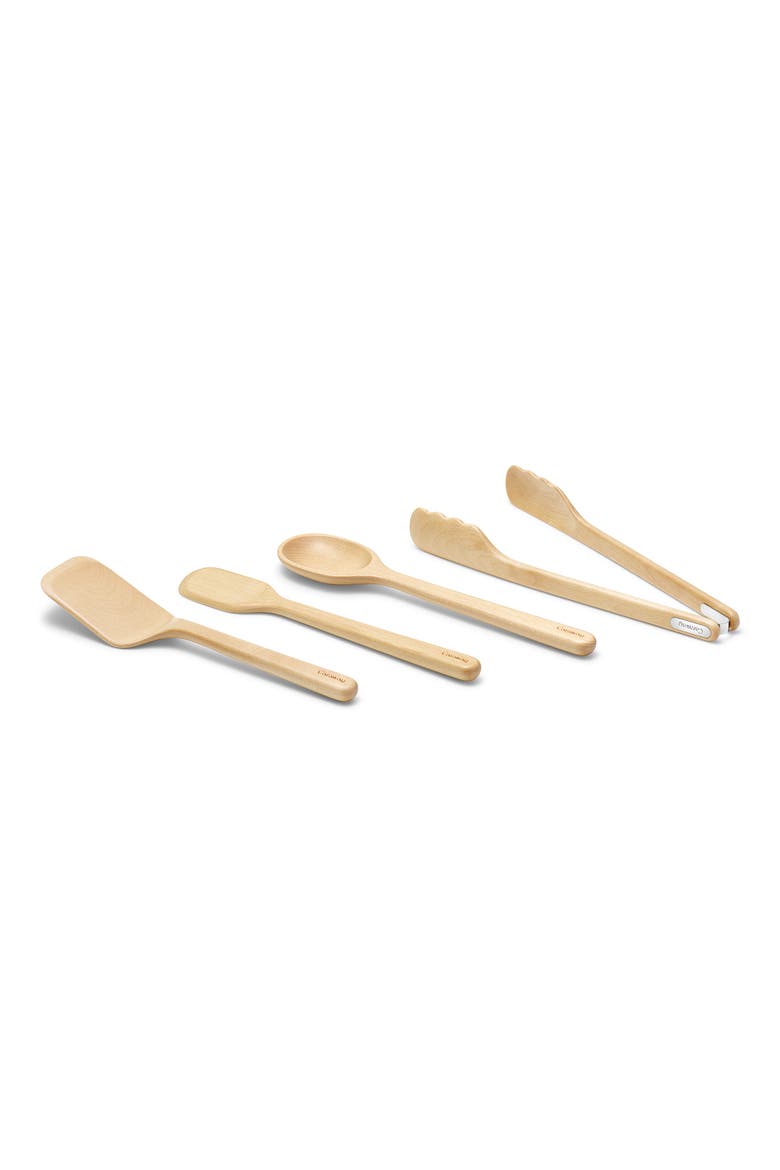 4-Piece Birch Kitchen Utensil Set, Alternate, color, NO COLOR