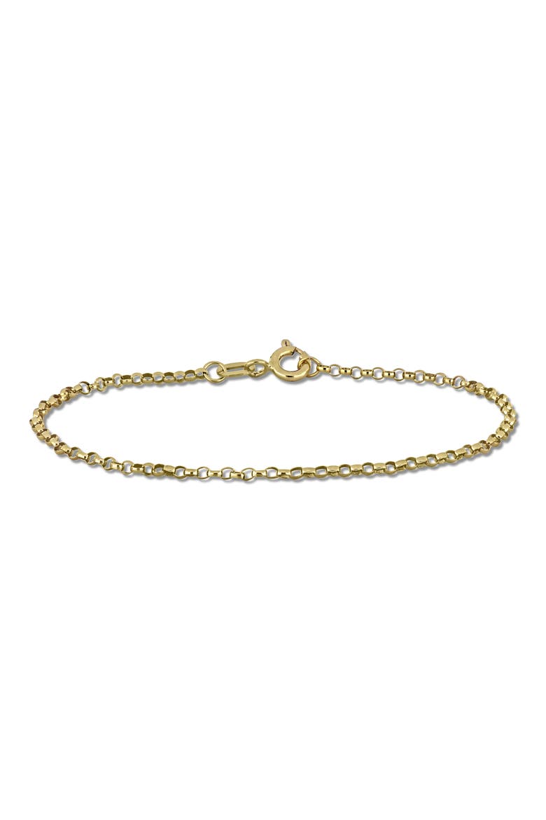 Rolo Link Chain Bracelet, 1.50mm, Main, color, GOLD