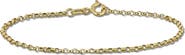 DELMAR Rolo Link Chain Bracelet, 1.50mm