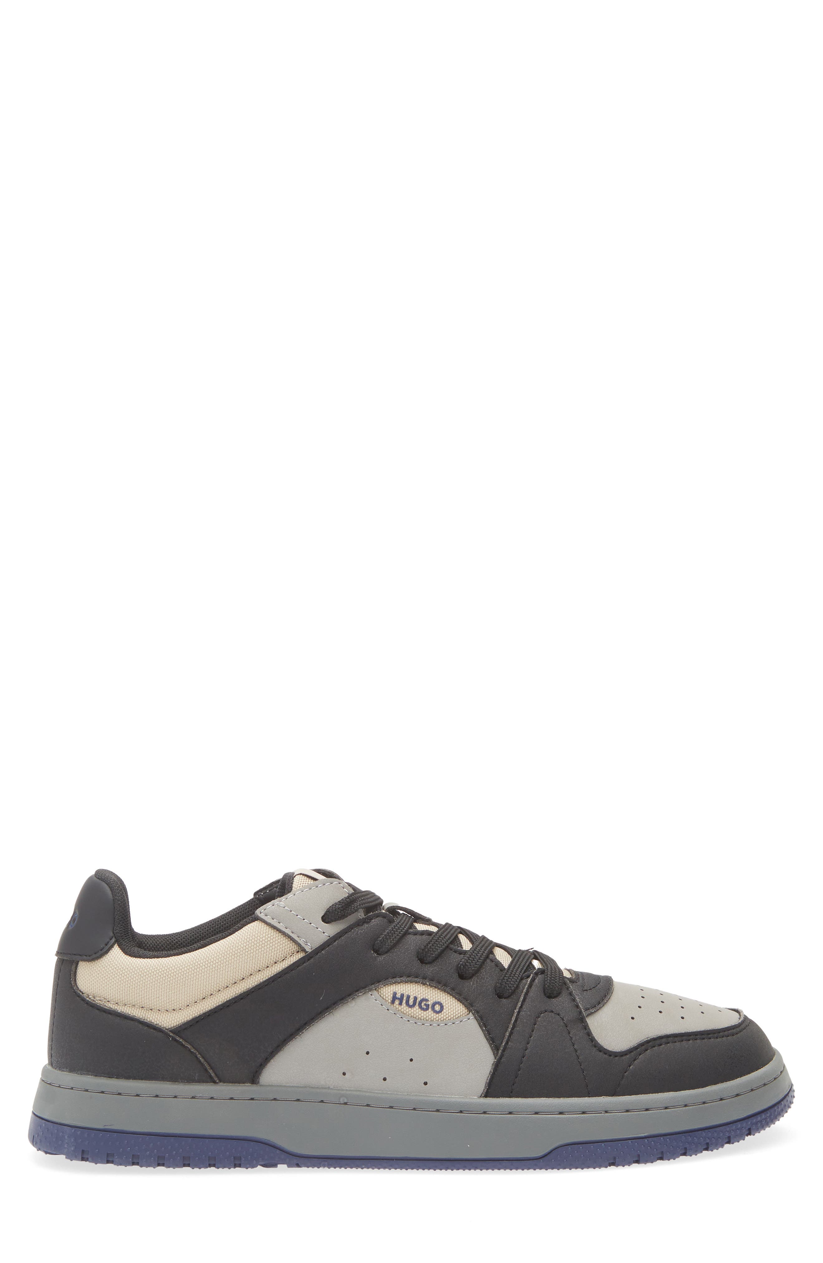 BOSS Hadrian Tennis Sneaker, Alternate, color, Charcoal Multi