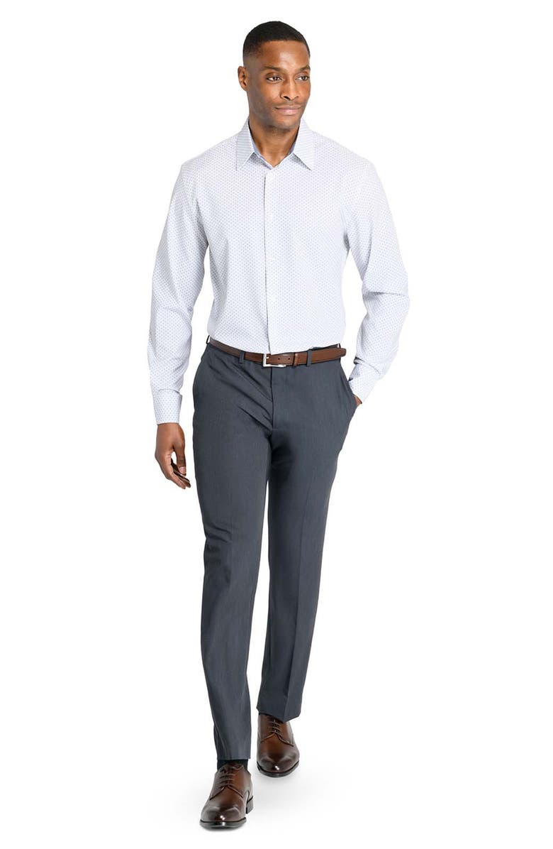 W.R.K Regular Fit Dash Print Performance Dress Shirt, Alternate, color, 