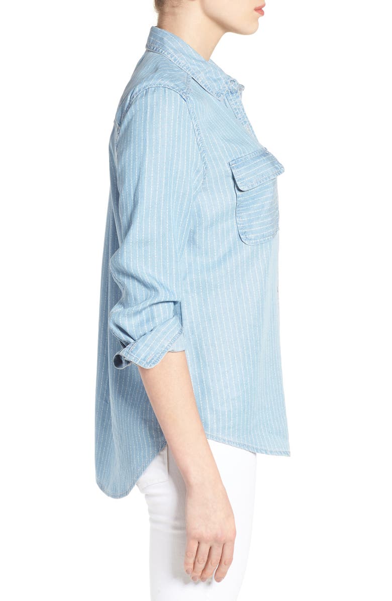 Caslon<sup>®</sup> Denim Shirt, Alternate, color, 