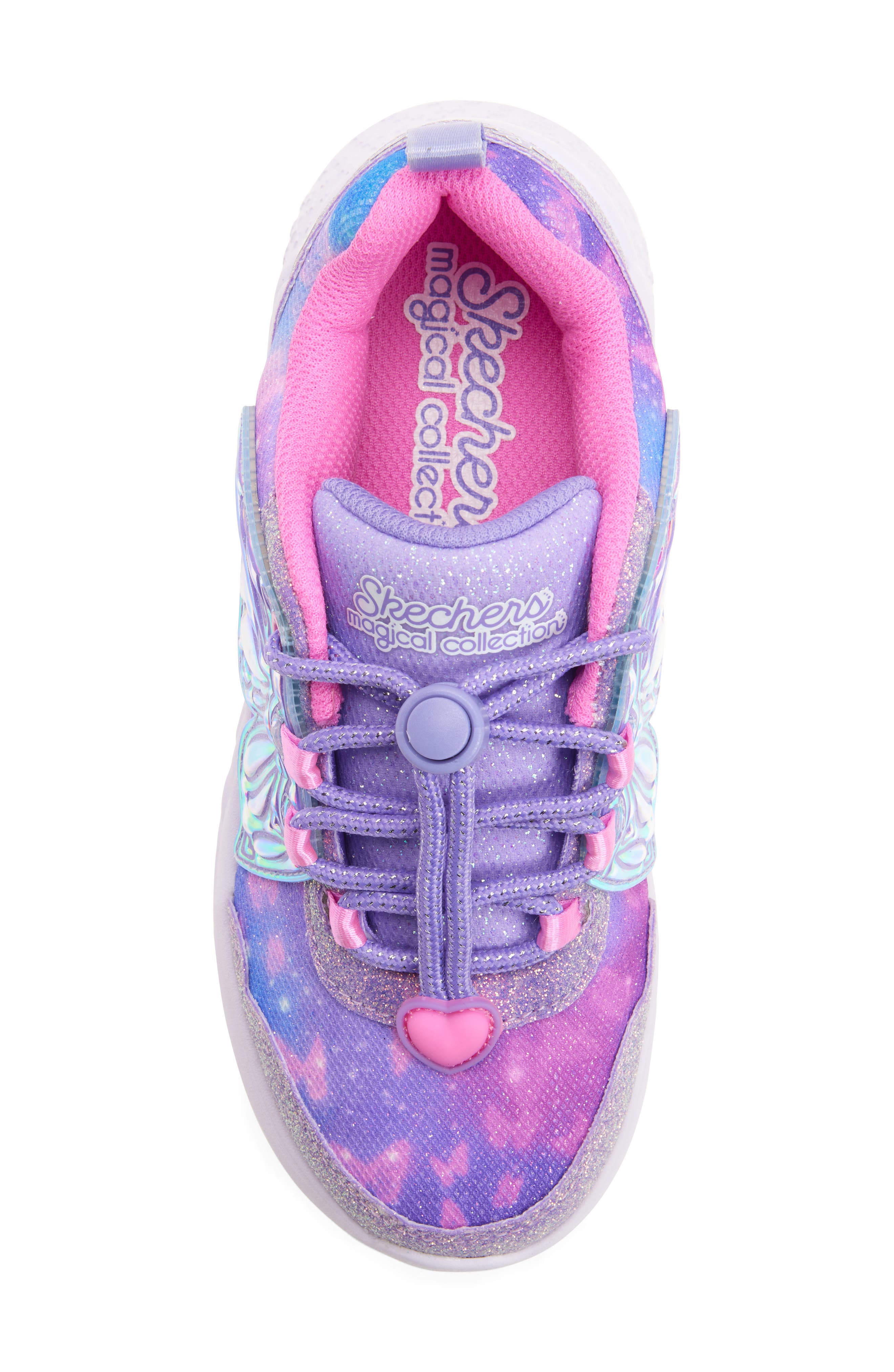 Kids' Dream Racer - Wing Brites Light-Up Sneaker, Alternate, color, LAVENDER/ MULTI