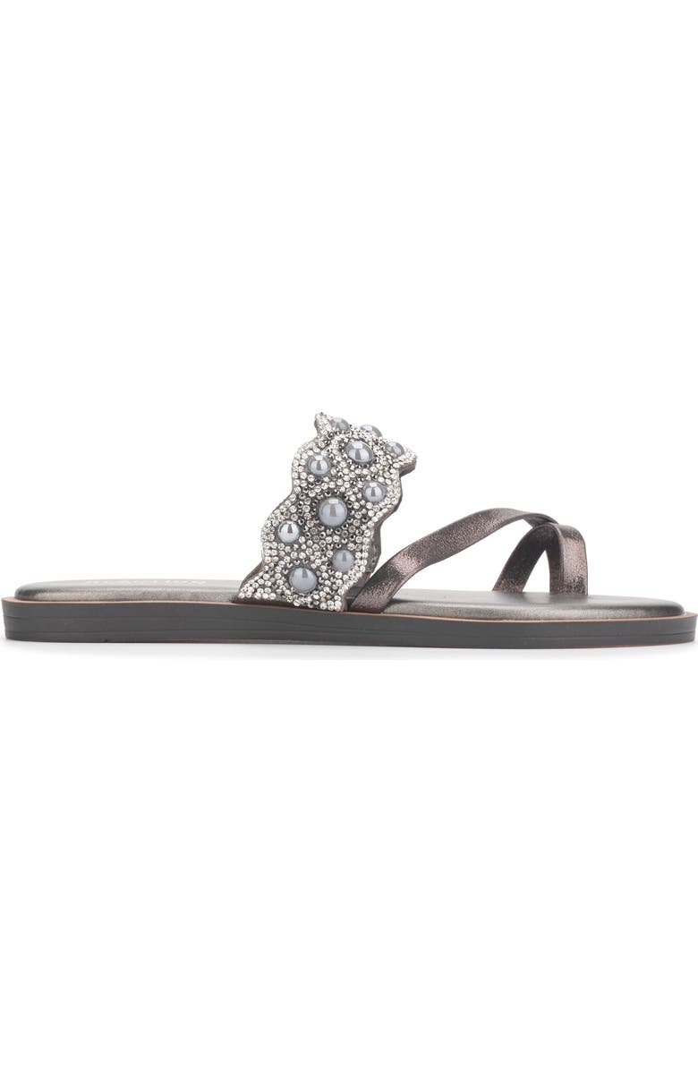 Reaction Kenneth Cole Embellished Toe Loop Sandal, Alternate, color,