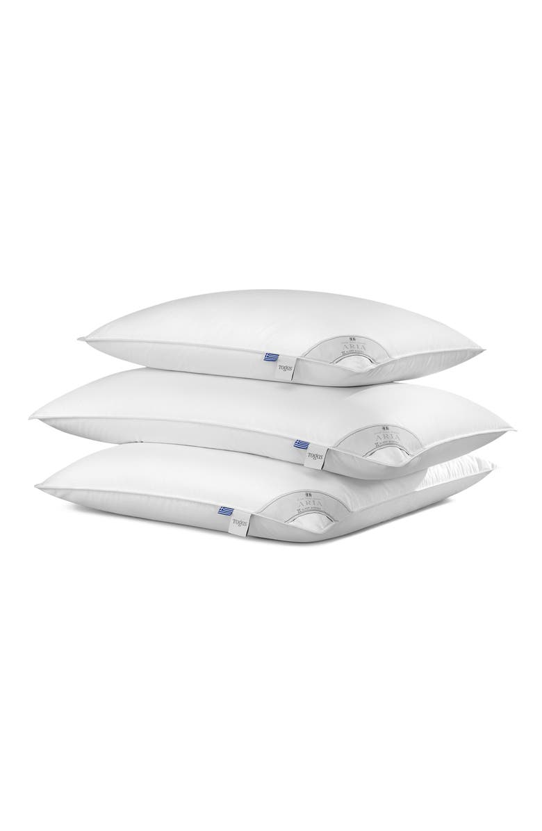 Togas Aria pillow, Alternate, color, White