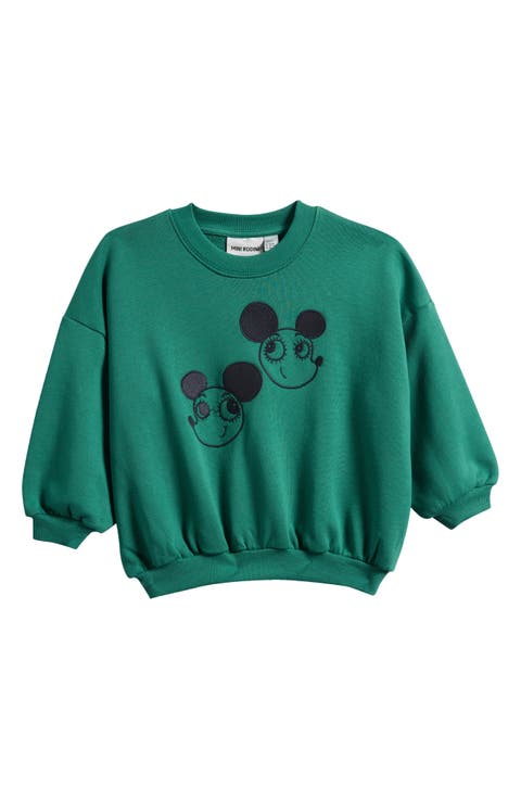 Kids' Ritzratz Embroidered Organic Cotton Sweatshirt (Toddler, Little Kid & Big Kid)