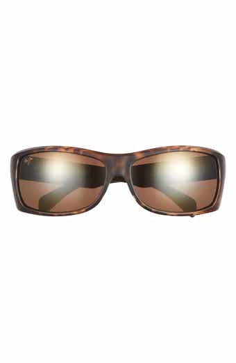 Maui Jim 65mm Polarized Shield Sunglasses