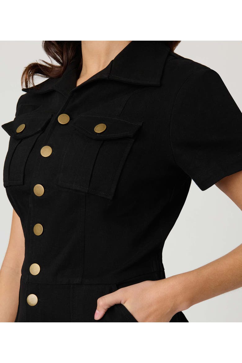 Garage Style Romper, Alternate, color, Black Solid
