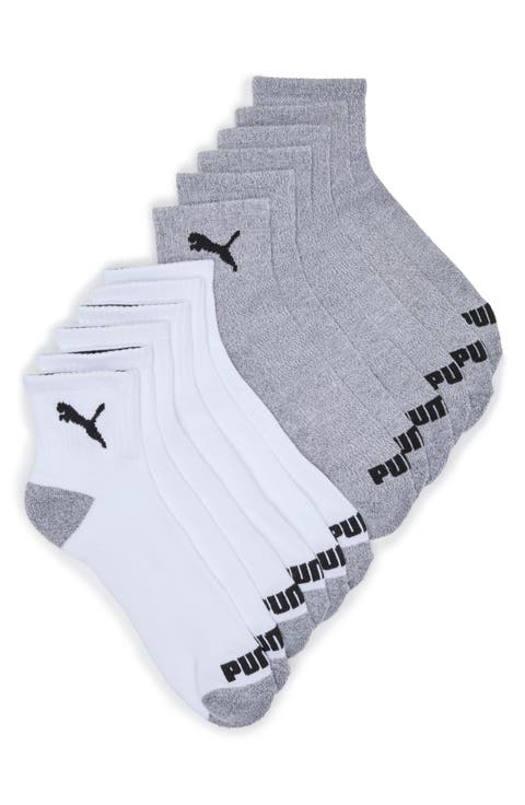 6-Pack Terry Quarter Length Socks