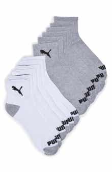 PUMA 6-Pack Terry Quarter Length Socks