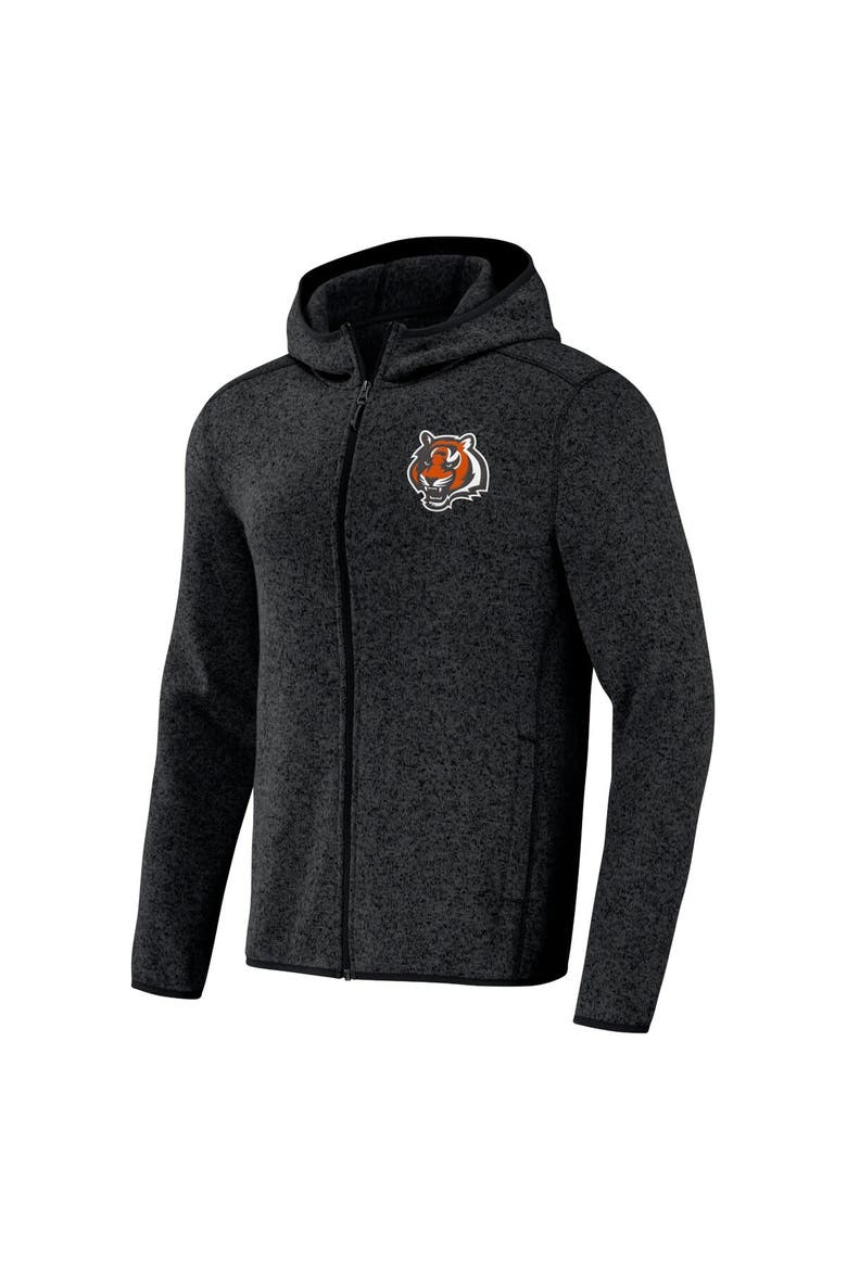 Men's NFL x Darius Rucker Collection by Fanatics Black Cincinnati Bengals Fleece Pullover Hoodie, Alternate, color, Heather Gray