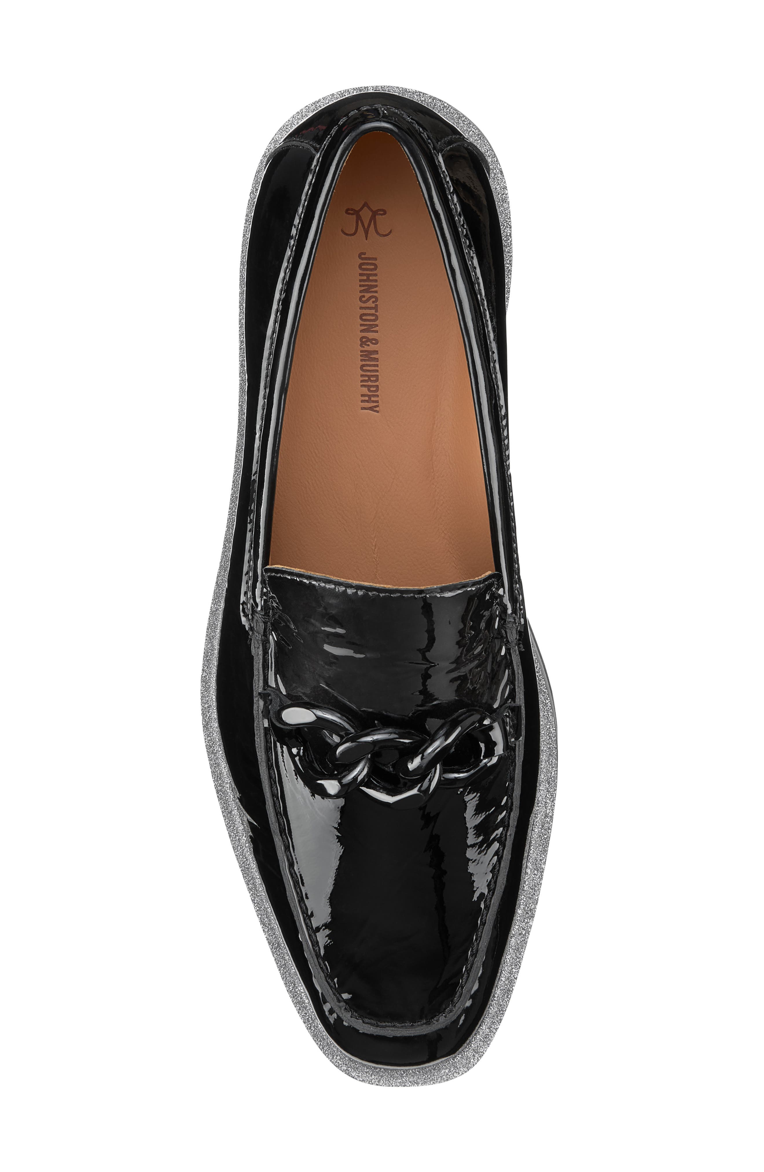 Johnston & Murphy Gracelyn Chain Wedge Loafer, Alternate, color, 