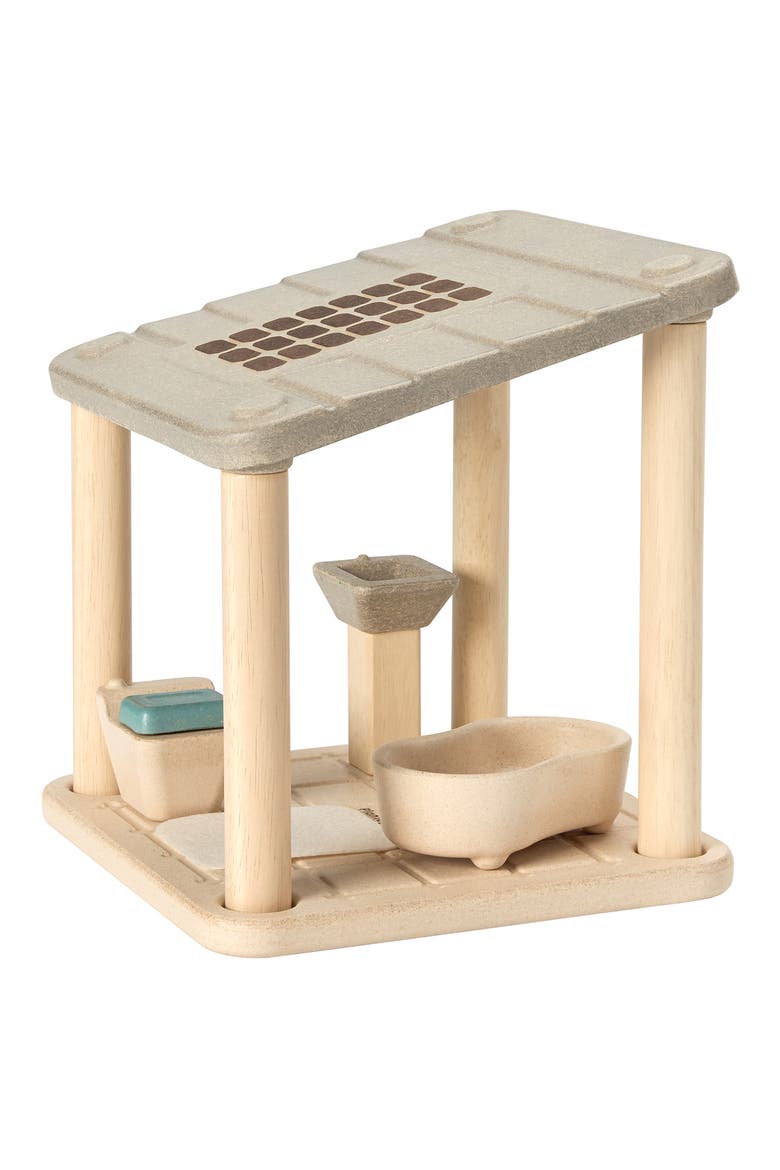 PlanSpace Bathroom Building Playset, Main, color, BROWN