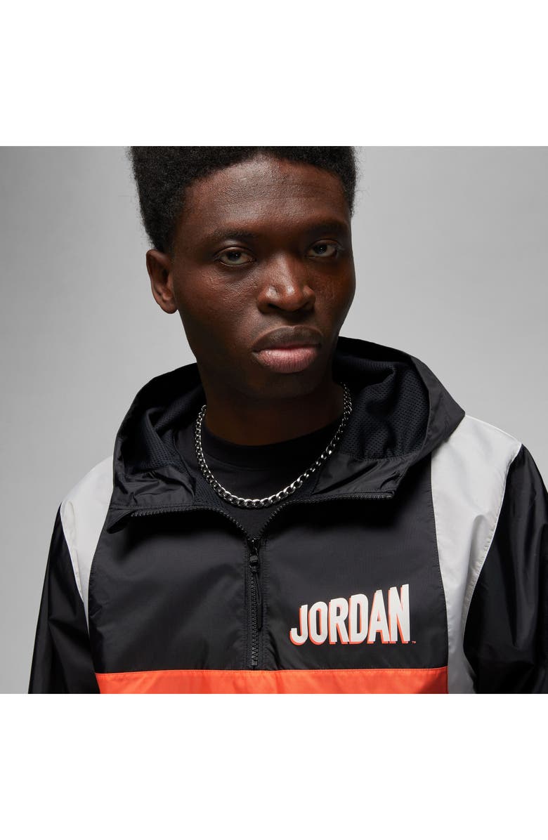 Jordan Quarter Zip Hooded Jacket, Alternate, color, 