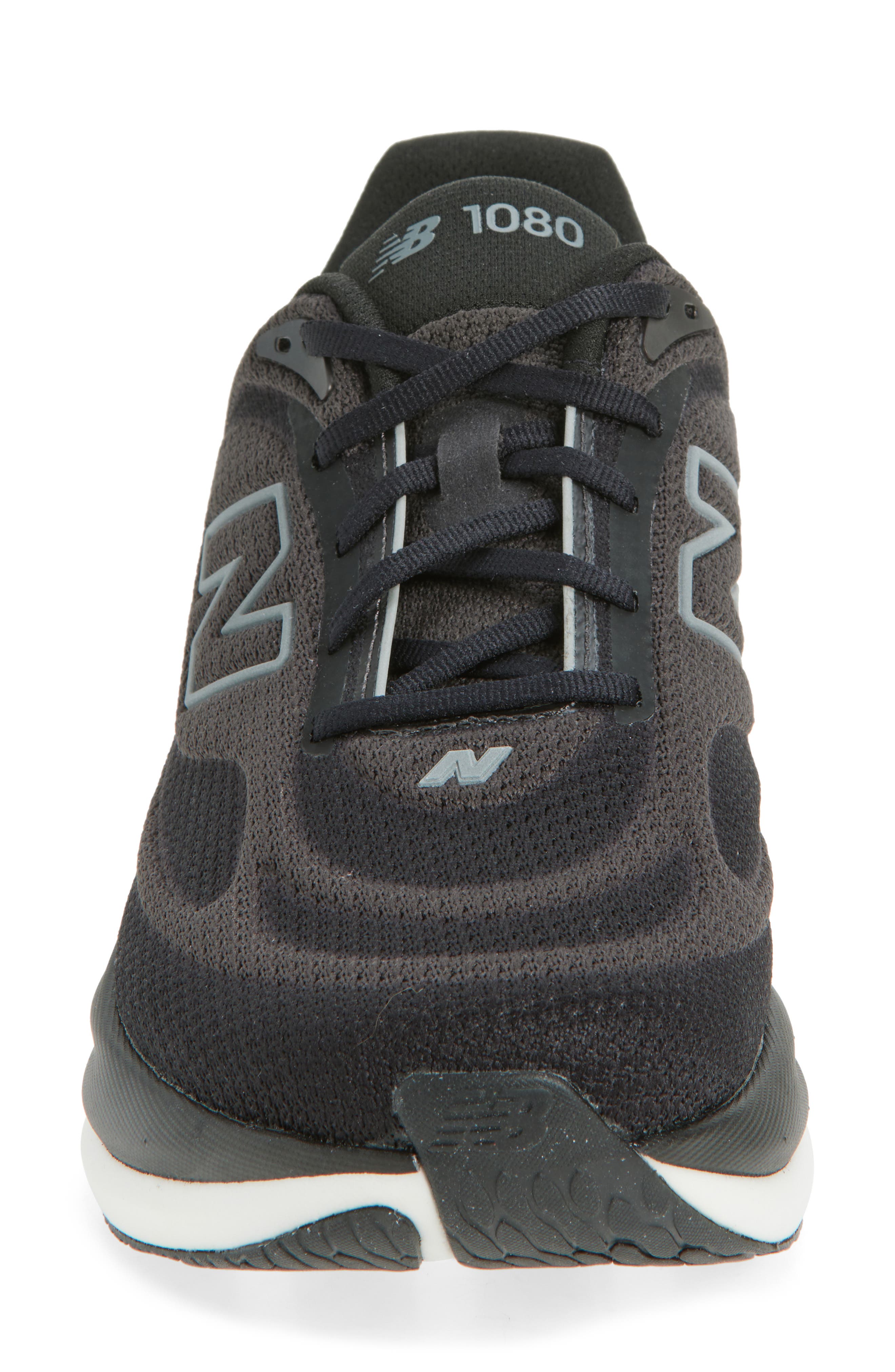 New Balance 1080 v15 Running Shoe, Alternate, color, Black/ Slate Grey