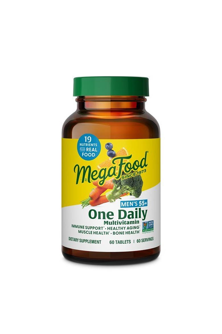 One Daily Multivitamin for Men 55+ with Methylated B12, Healthy Aging, Vegetarian, 60 Tablets, Main, color, None