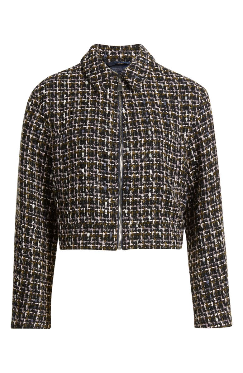 BOSS Orange Jawedi Metallic Tweed Jacket, Alternate, color, Black Multi