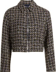 BOSS Orange Jawedi Metallic Tweed Jacket
