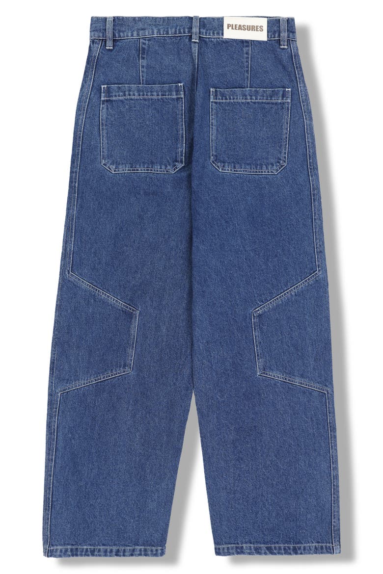 Position Baggy Fit Wide Leg Jeans, Alternate, color, INDIGO
