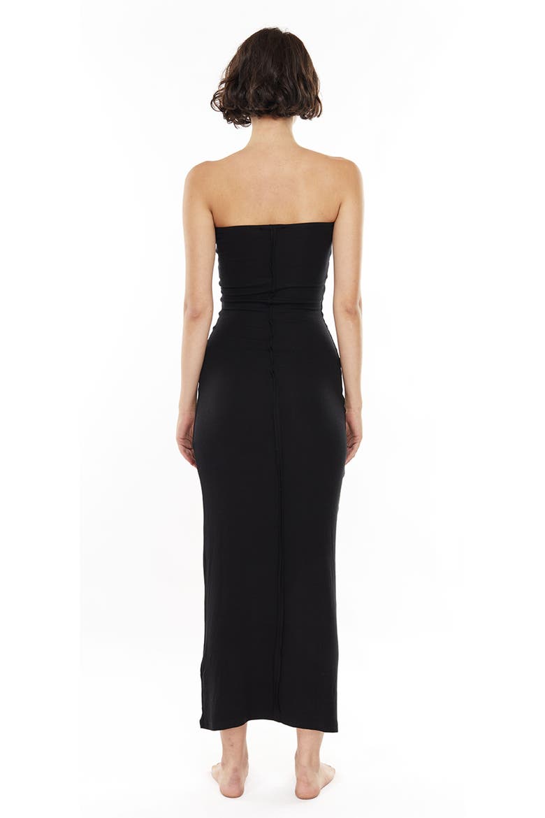 Papper Strapless Maxi Dress, Alternate, color, Black