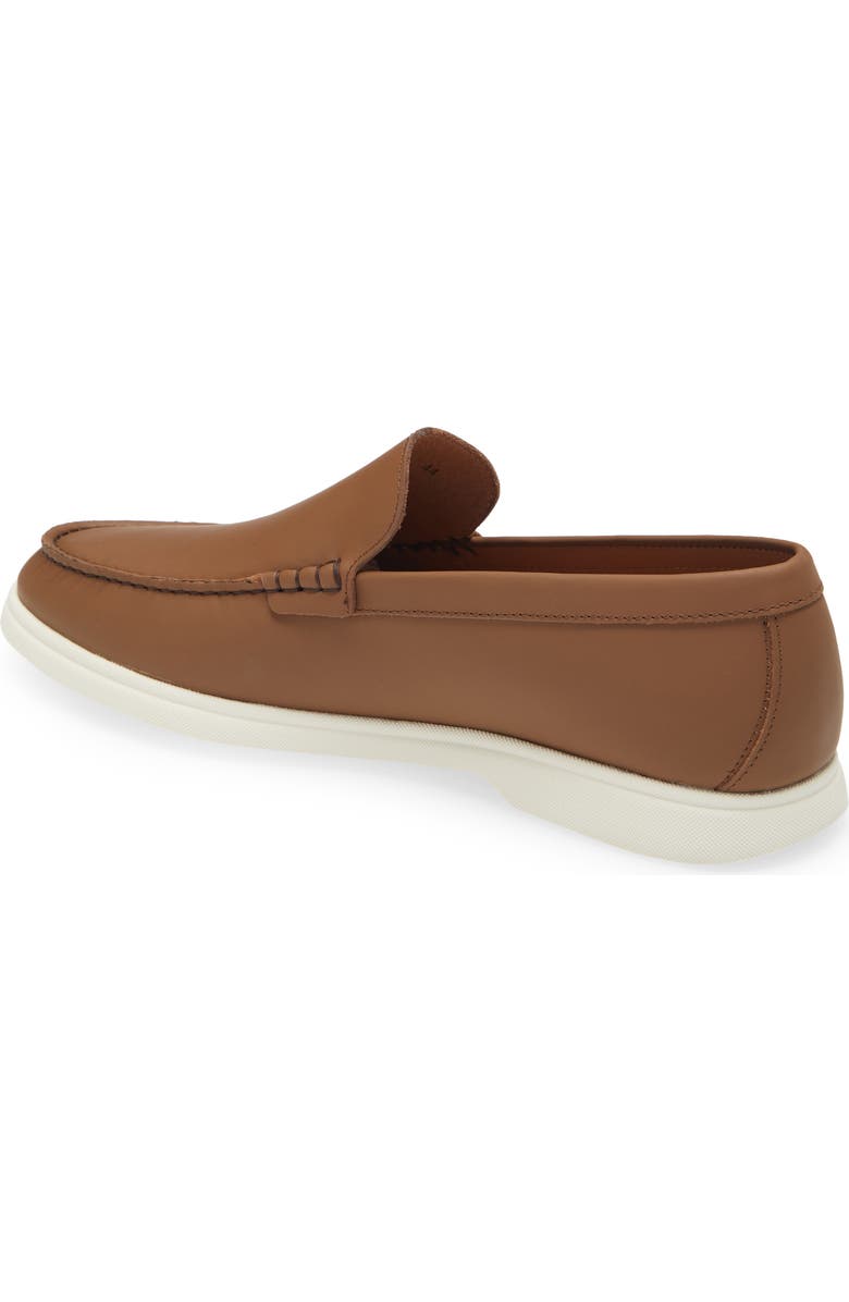 BOSS Sienne Moc Toe Loafer, Alternate, color, Med Brn