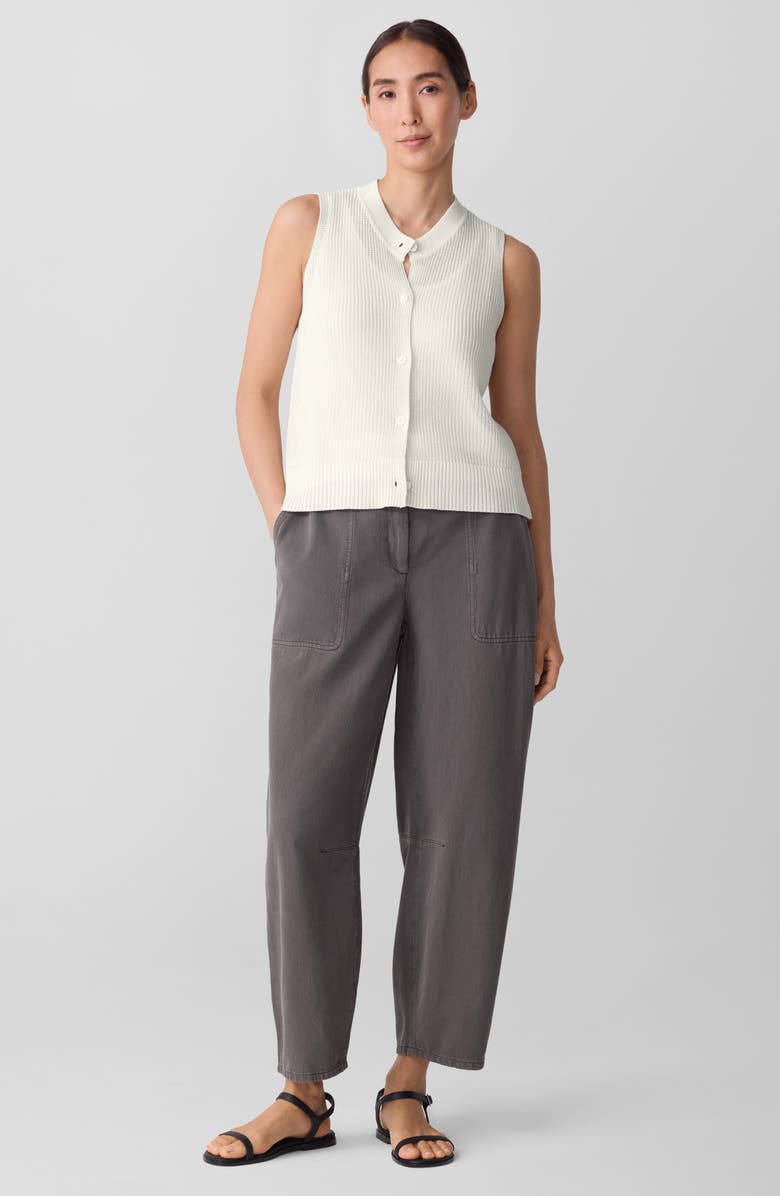 Eileen Fisher Organic Cotton & Silk Sweater Vest, Alternate, color, 