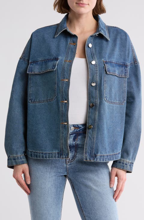 Oversize Denim Shacket