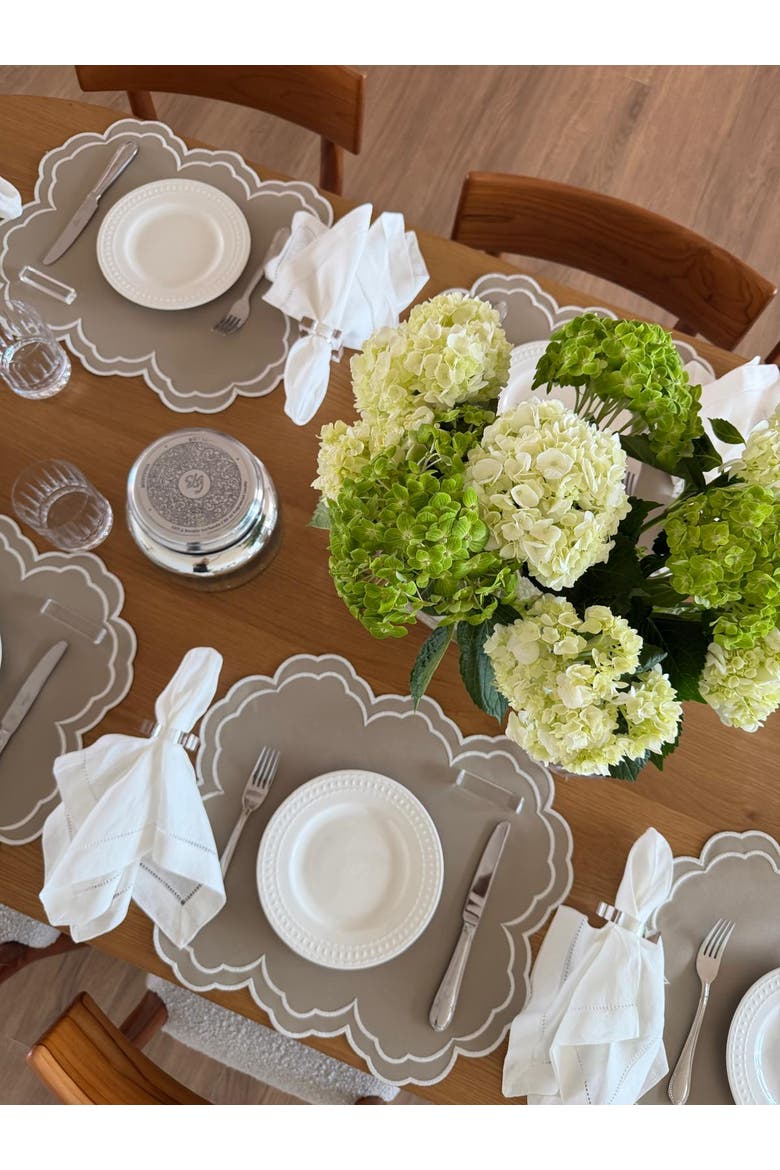 Acrylic Square Napkin Ring - Set of 4, Alternate, color, Clear
