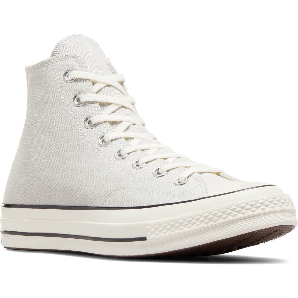 Converse Gray Chuck Taylor All Star Lift Platform High Top Sneakers In Fossilized/egret/black