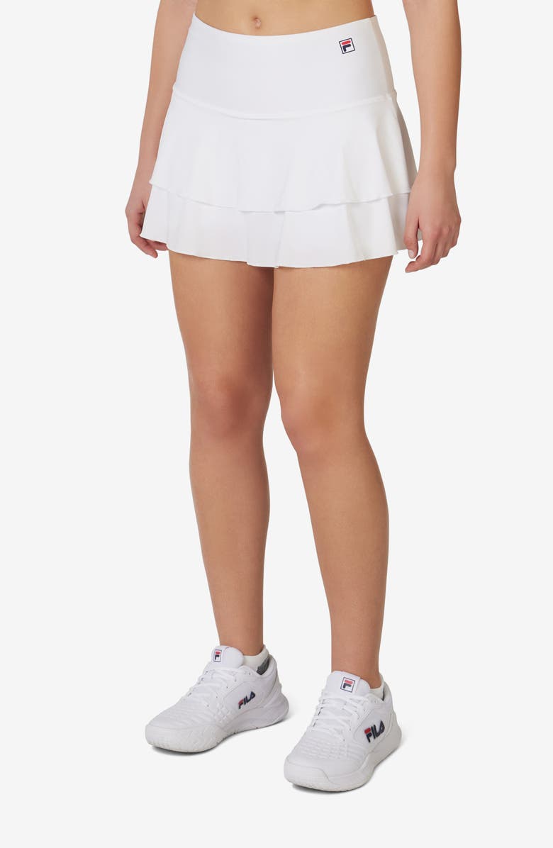 FILA Tiered Ruffle Tennis Skirt, Main, color,