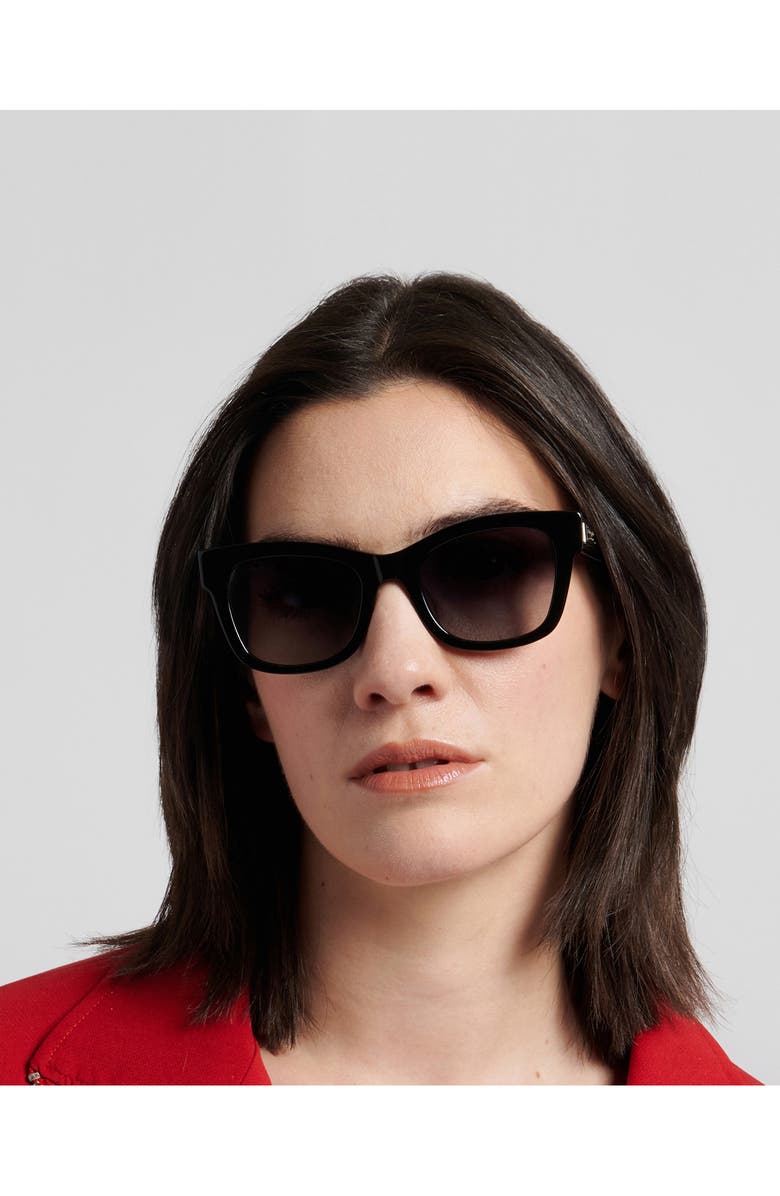 Kate Spade New York dee 51mm gradient square sunglasses, Alternate, color,