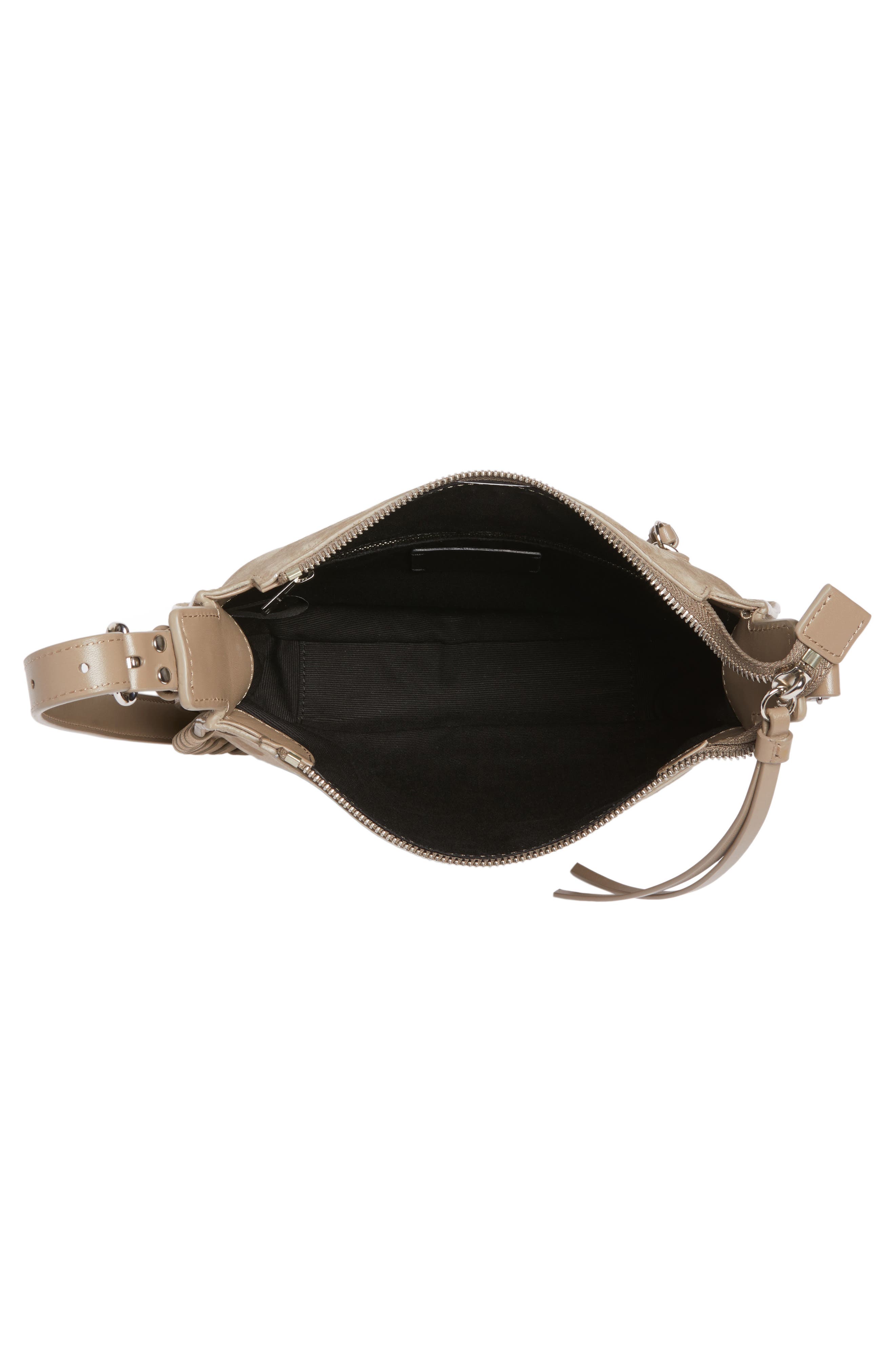 AllSaints Ray Nubuck Crossbody Bag, Alternate, color, 