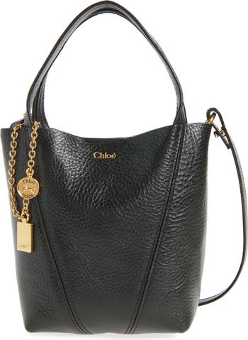 Chloé Small Spin Leather Crossbody Tote | Nordstrom