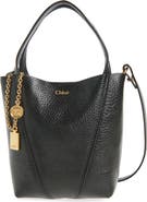 Chloé Small Spin Leather Crossbody Tote
