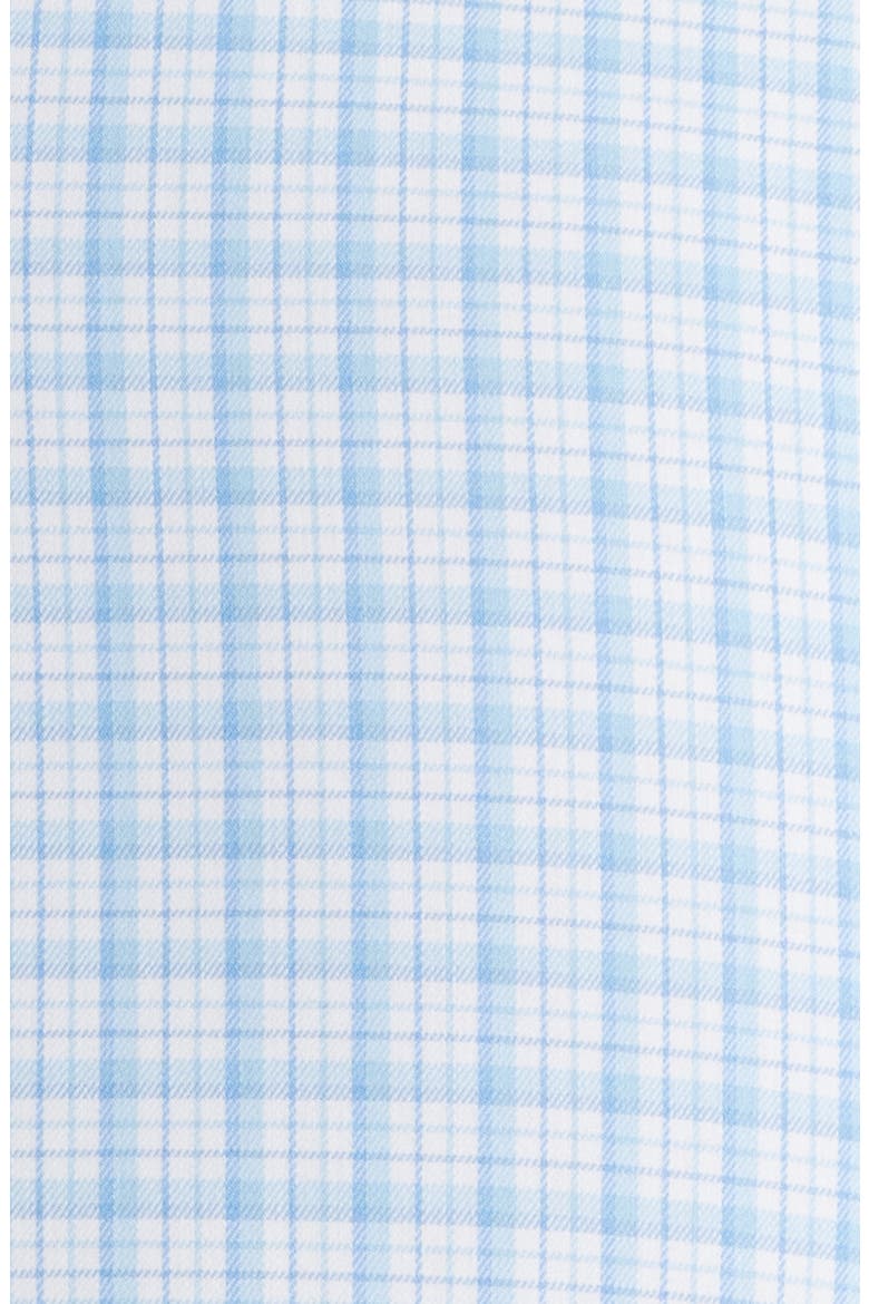 Crown Lite Shadow Check Performance Twill Button-Down Shirt, Alternate, color, COTTAGE BLUE
