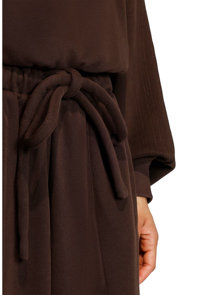 Essential Wide Leg Track Pants, Alternate, color, AURORA COFFEE