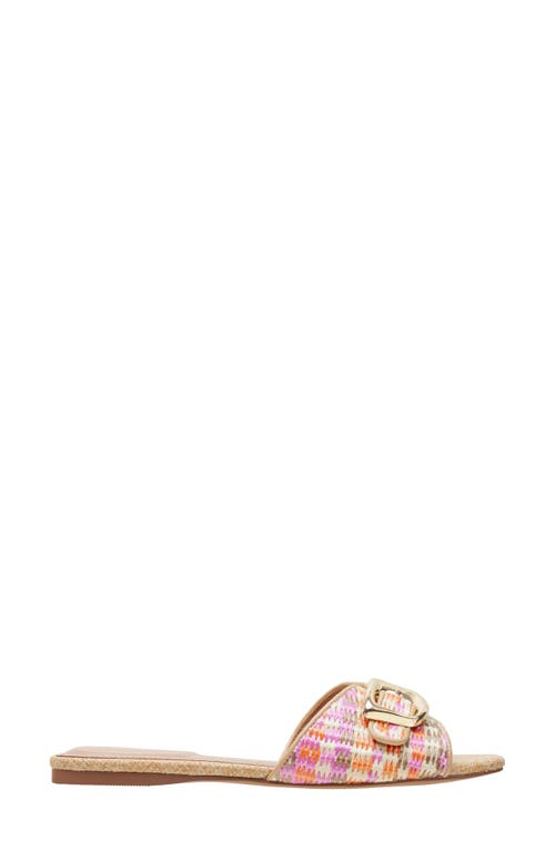 Shop Linea Paolo Leighton Slide Sandal In Coral Multi