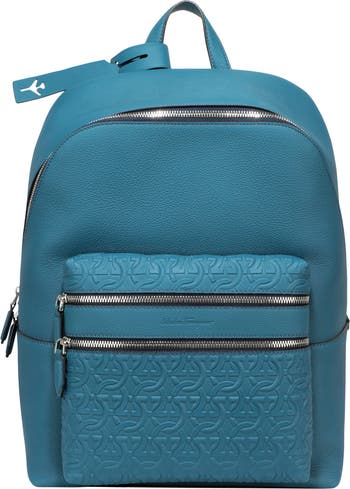 FERRAGAMO Gancio Embossed Leather Backpack | Nordstromrack