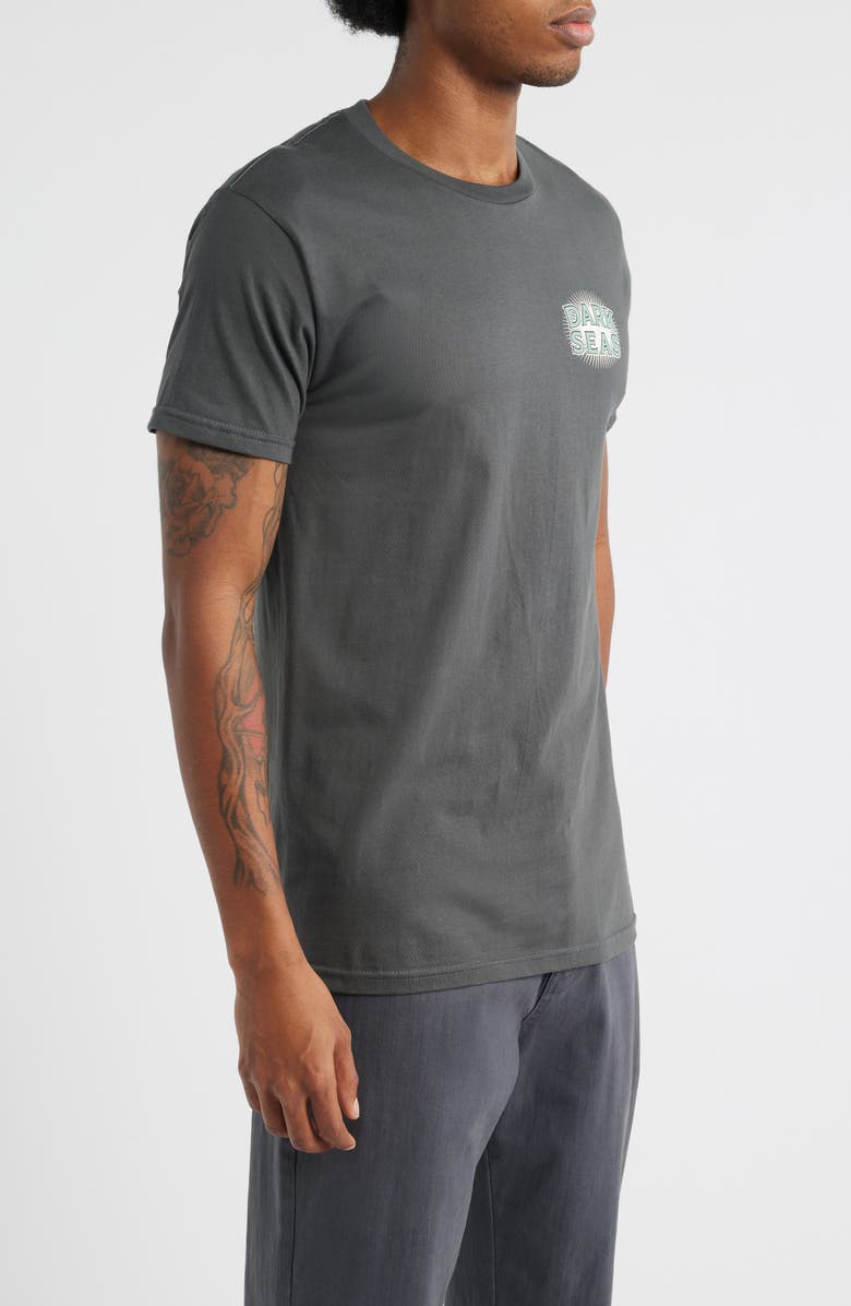 DARK SEAS Anchorage Cotton Graphic T-Shirt, Alternate, color, Charcoal