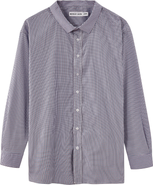 Regent Row Men's Big and Tall Long Sleeve Stanton Shirt, Tailored Fit, Performance Fabric & Ventilated Armholes