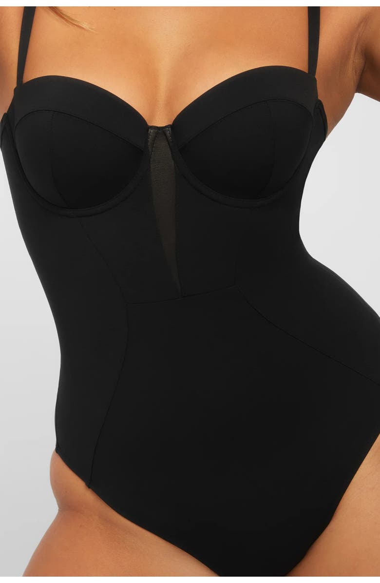 TA3 Mega Sculpting Push-Up One Piece Swimsuit, Alternate, color, Black
